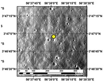 Место падения АМС «Луна-18» (1971 г.): LRO NAC (0.5 м/пиксель)