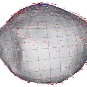 Модель Фобоса (спутник Марса), полученная по построенной в КЛИВТ опорной сети