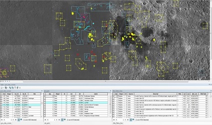 Каталог деталей вулканического рельефа Луны, созданный с использованием ГИС-технологий